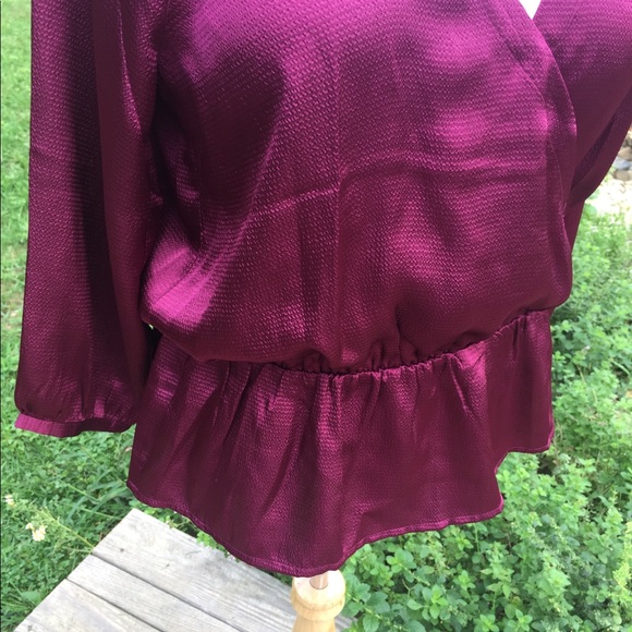 Burgundy Banana Republic Top - Picture 6 of 6
